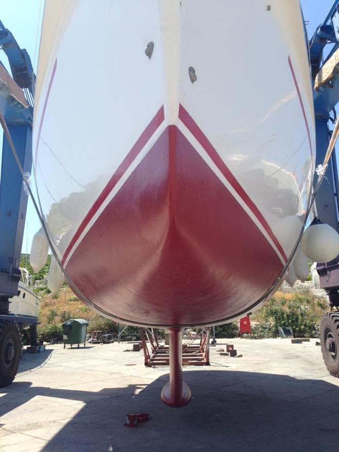 New Antifoul and a polish and she looks much better © Annika Fredriksson / Ocean Crusaders